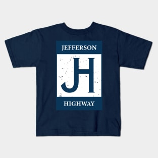 Historic Jefferson Highway Sign Kids T-Shirt